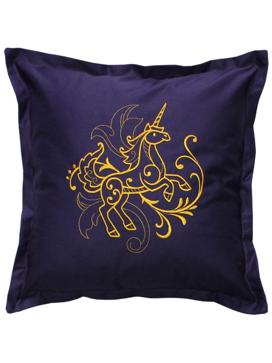 Подушка декоративная КОРОЛЕВСКАЯ. ЕДИНОРОГ 48x48. Каталог Матекс Подушка декоративная КОРОЛЕВСКАЯ. ЕДИНОРОГ 48x48. Каталог Матекс