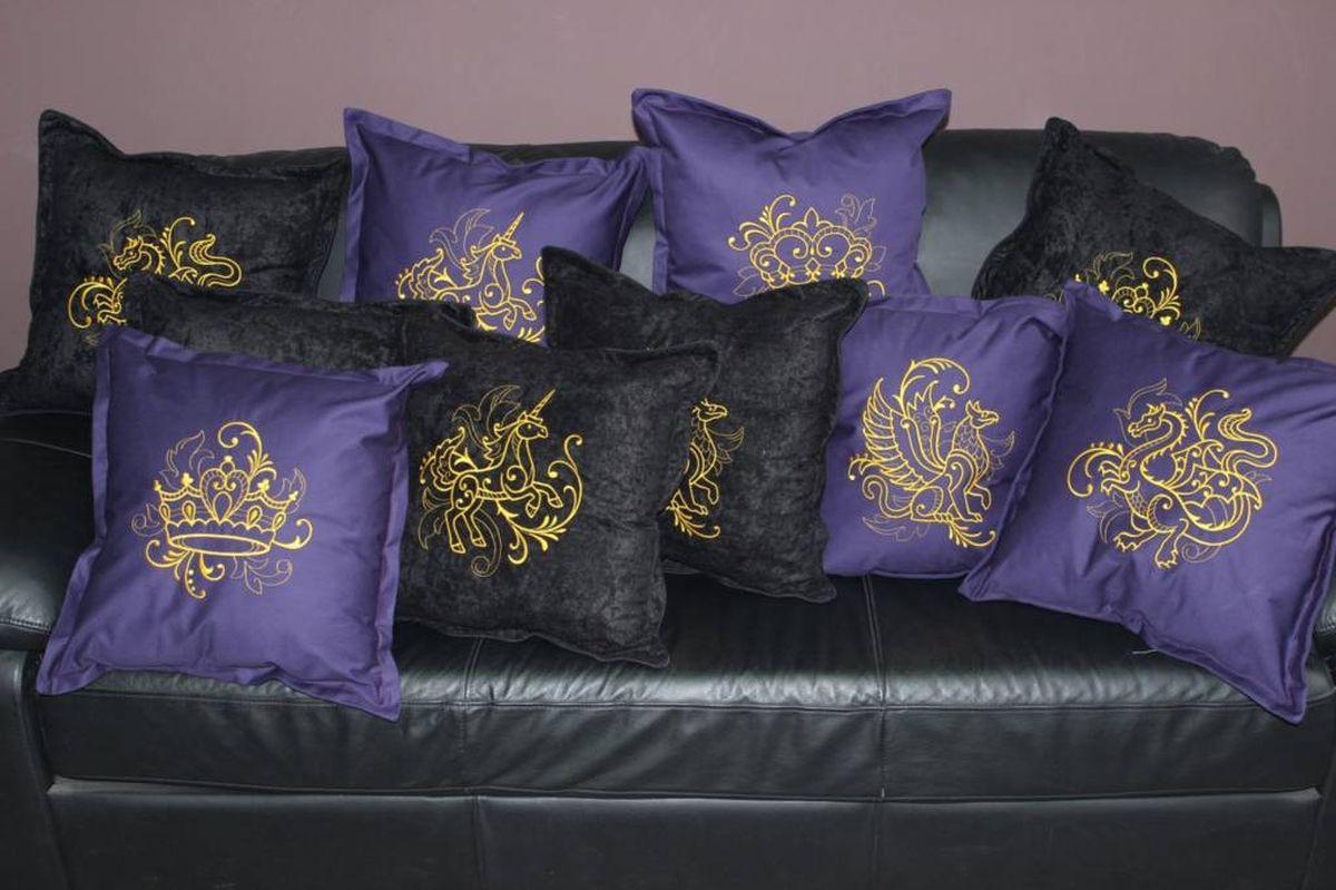 Подушка декоративная КОРОЛЕВСКАЯ. ДРАКОН 48x48. Каталог Матекс Подушка декоративная КОРОЛЕВСКАЯ. ДРАКОН 48x48. Каталог Матекс