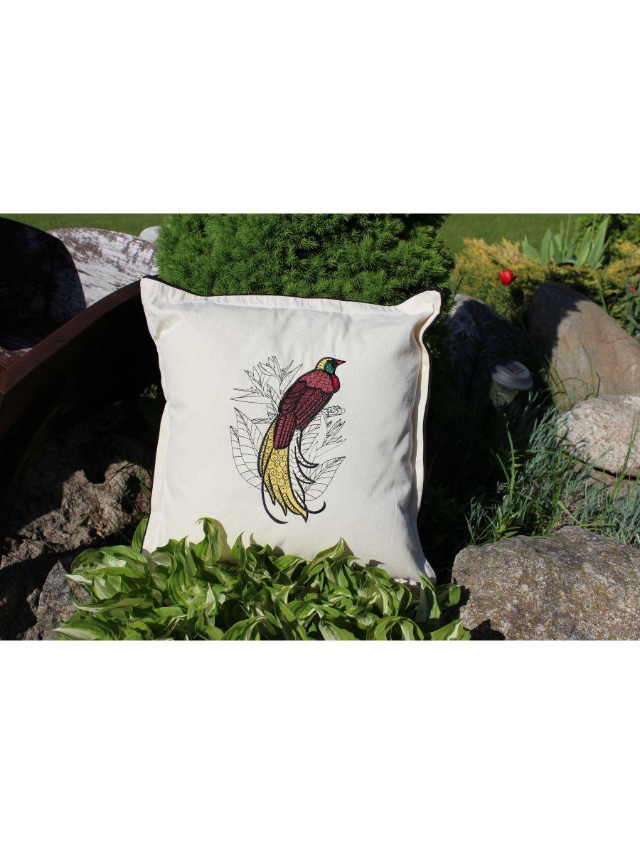 Подушка декоративная BIRDS. РАЙСКАЯ ПТИЦА 48x48. Каталог Матекс