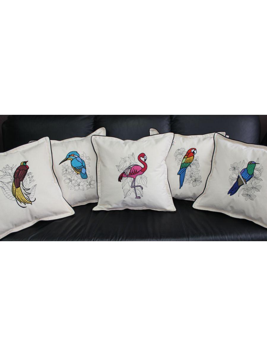 Подушка декоративная BIRDS. ЗИМОРОДОК 48x48. Каталог Матекс