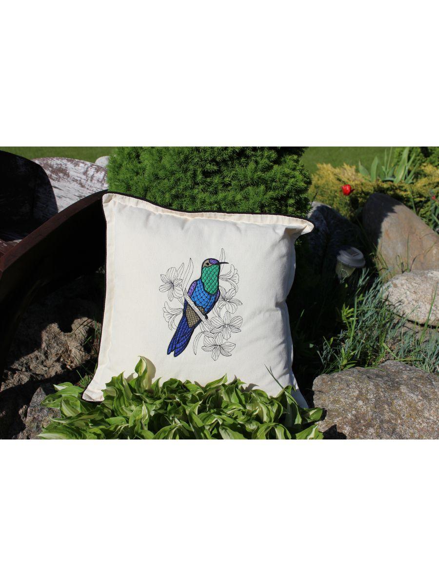 Подушка декоративная BIRDS. КОЛИБРИ 48x48. Каталог Матекс