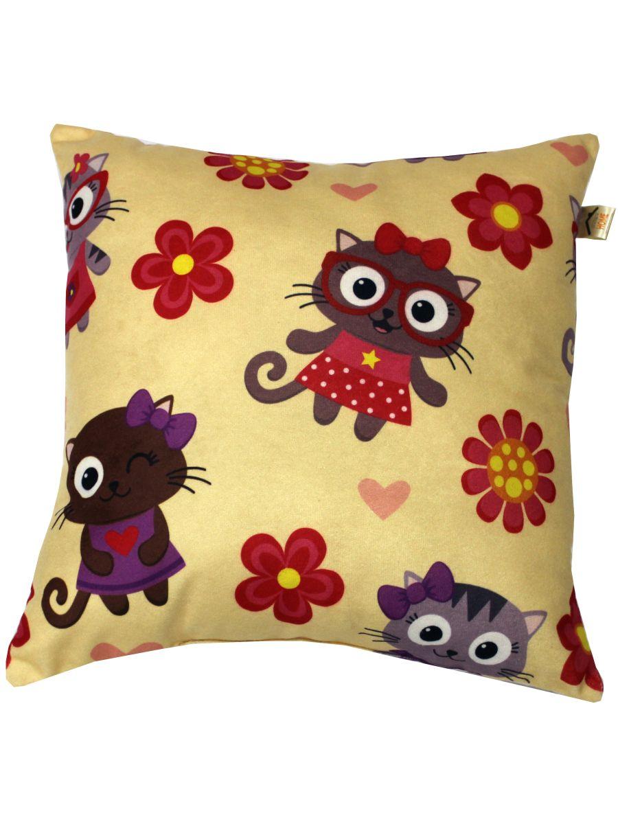 Подушка декоративная FANTASY. КОТЫ И ЦВЕТЫ 33x33. Каталог Матекс Подушка декоративная FANTASY. КОТЫ И ЦВЕТЫ 33x33. Каталог Матекс