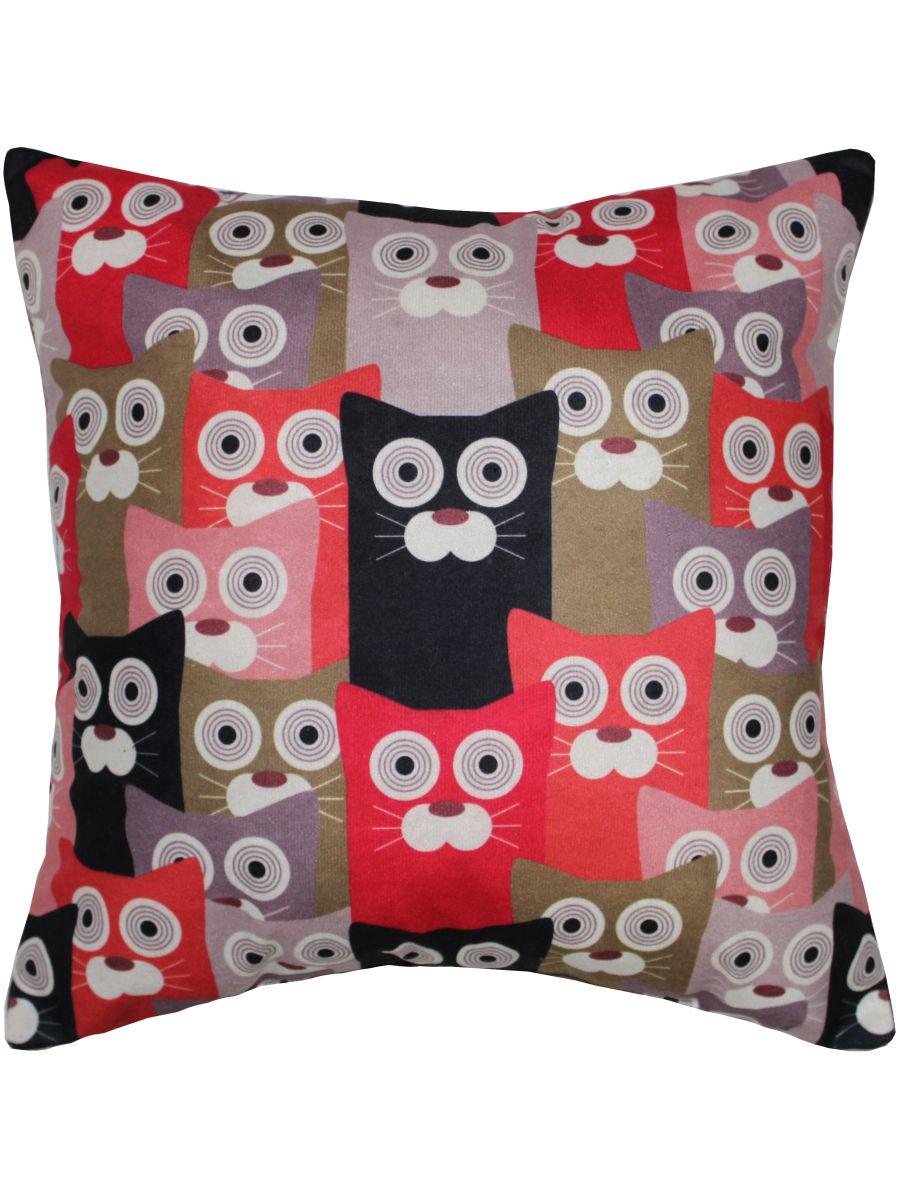 Подушка декоративная FANTASY. XОР КОТОВ 2 33x33. Каталог Матекс
