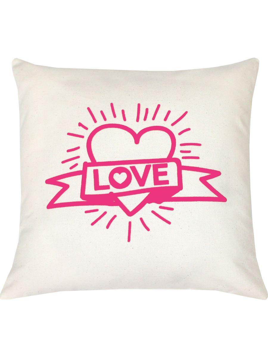 Подушка декоративная LOVE STORY 40x40 Для дома и офиса