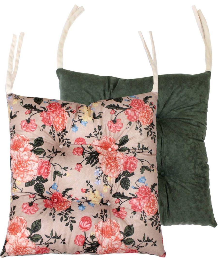 Подушка для сиденья MIX. ЦВЕТЫ НА ЗЕЛЕНОМ 42x42. Каталог Матекс Подушка для сиденья MIX. ЦВЕТЫ НА ЗЕЛЕНОМ 42x42. Каталог Матекс