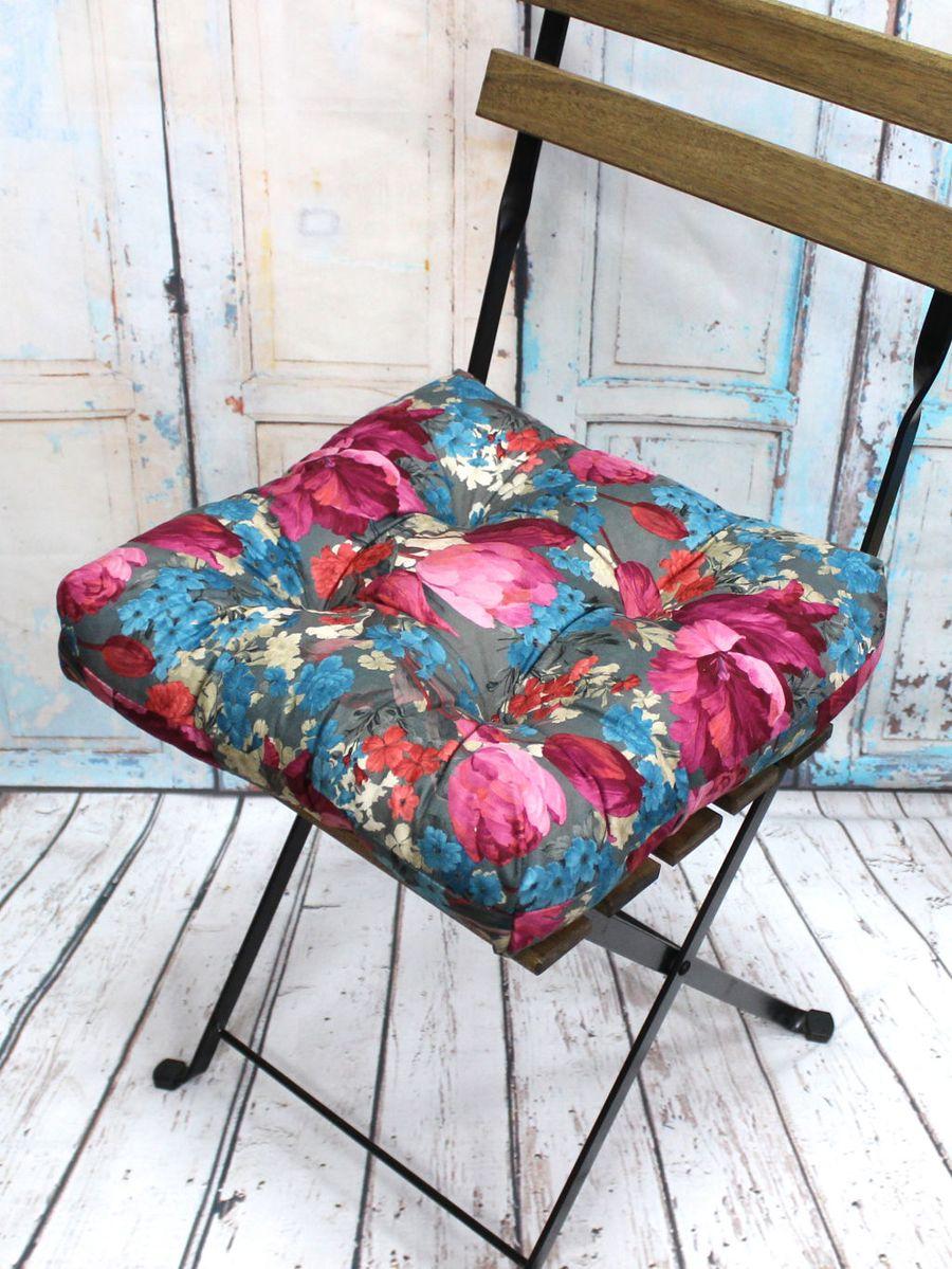 Подушка для сидения CONCEPT. ТЮЛЬПАНЫ 40x40. Каталог Матекс