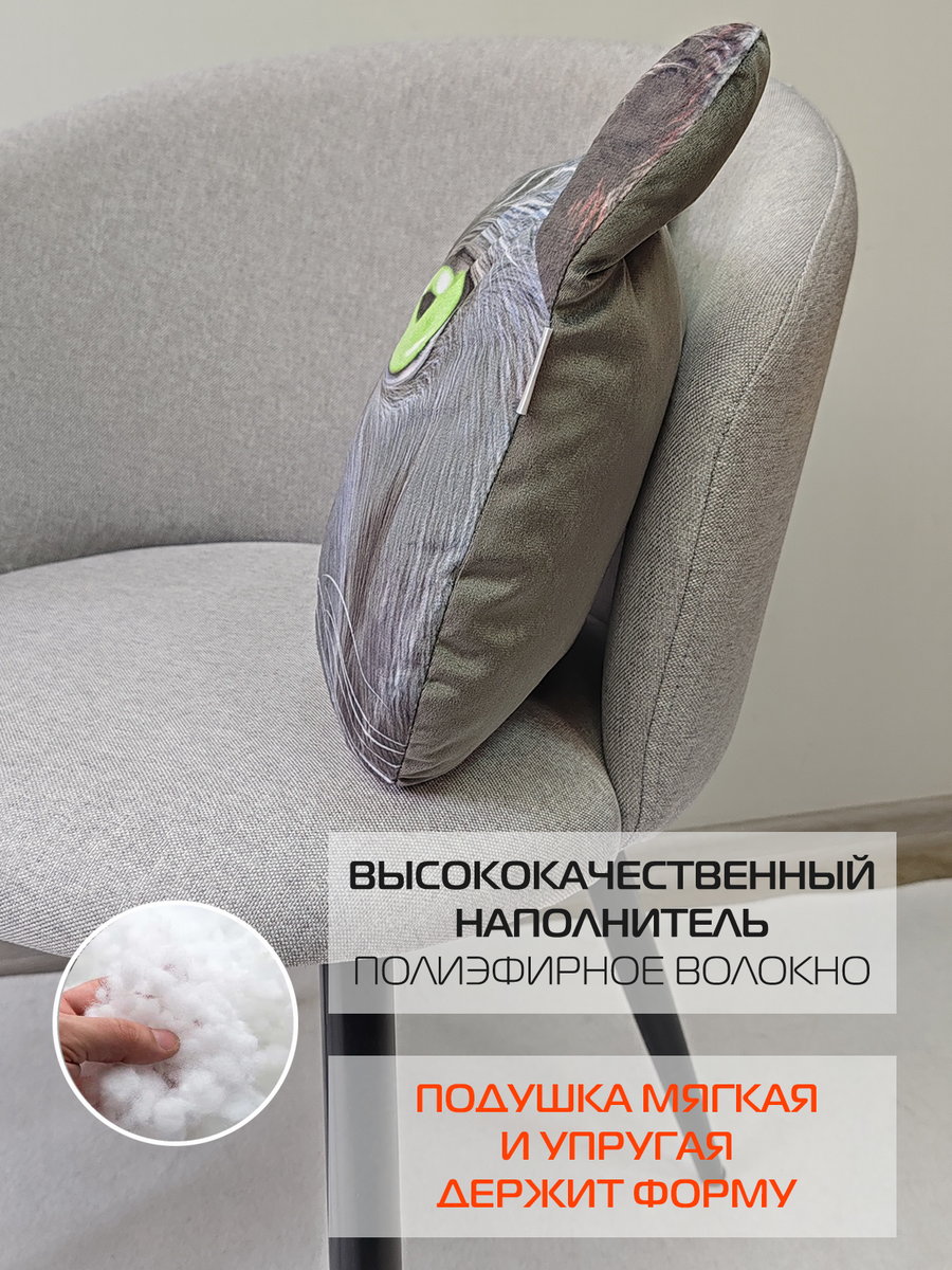 Подушка декоративная ANIMALS. ПАНТЕРА 41x38. Каталог Матекс