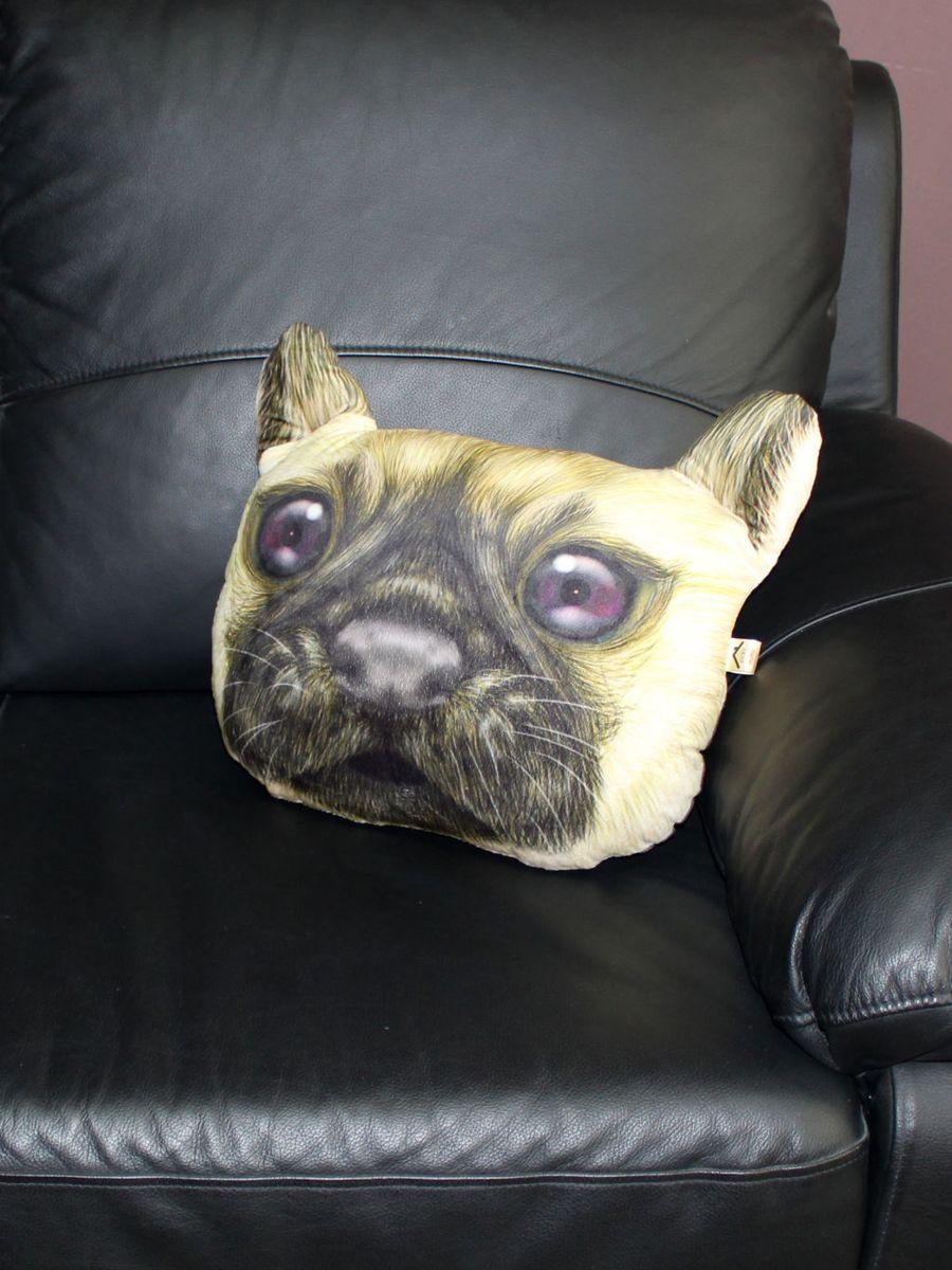 Подушка декоративная ANIMALS. МОПС 41x38. Каталог Матекс Подушка декоративная ANIMALS. МОПС 41x38. Каталог Матекс