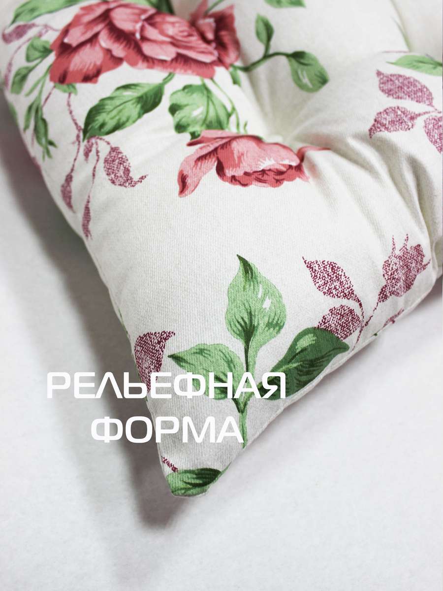 Подушка для сиденья HOMELY. КРУПНЫЕ РОЗЫ 42x42. Каталог Матекс Подушка для сиденья HOMELY. КРУПНЫЕ РОЗЫ 42x42. Каталог Матекс