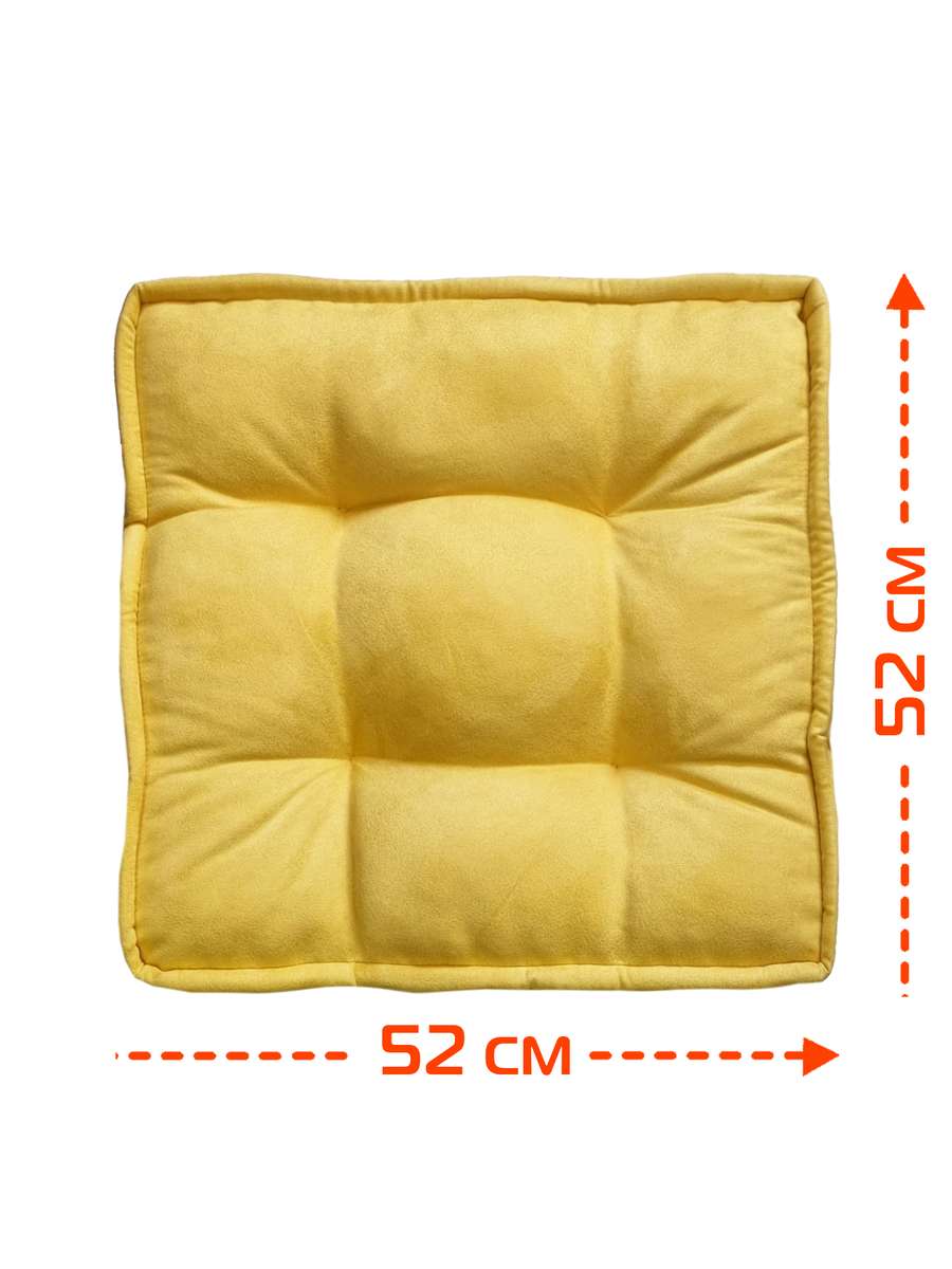 Подушка для сиденья BIG POUF.  52x52x14. Каталог Матекс