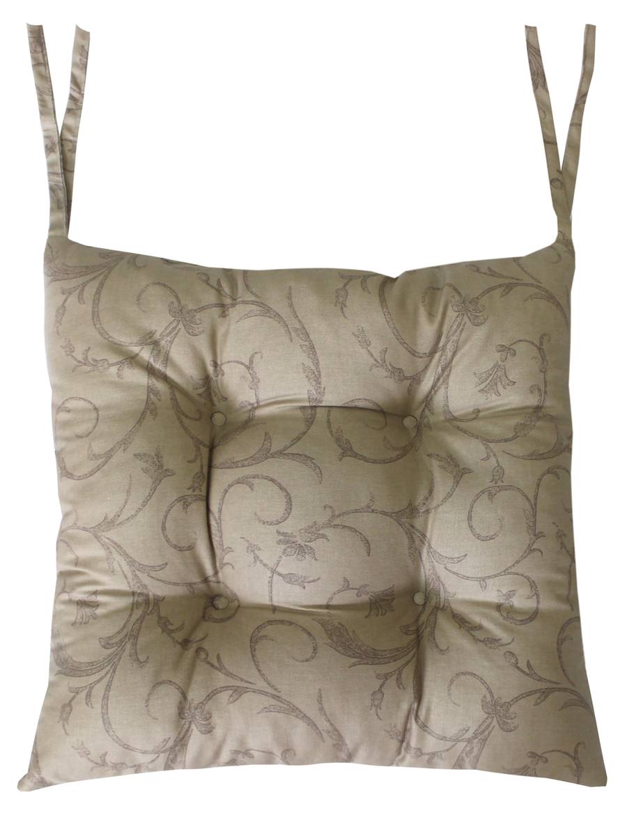 Подушка для сидения HOMELY. УЗОРЫ НА ПЕСОЧНОМ 42x42. Каталог Матекс