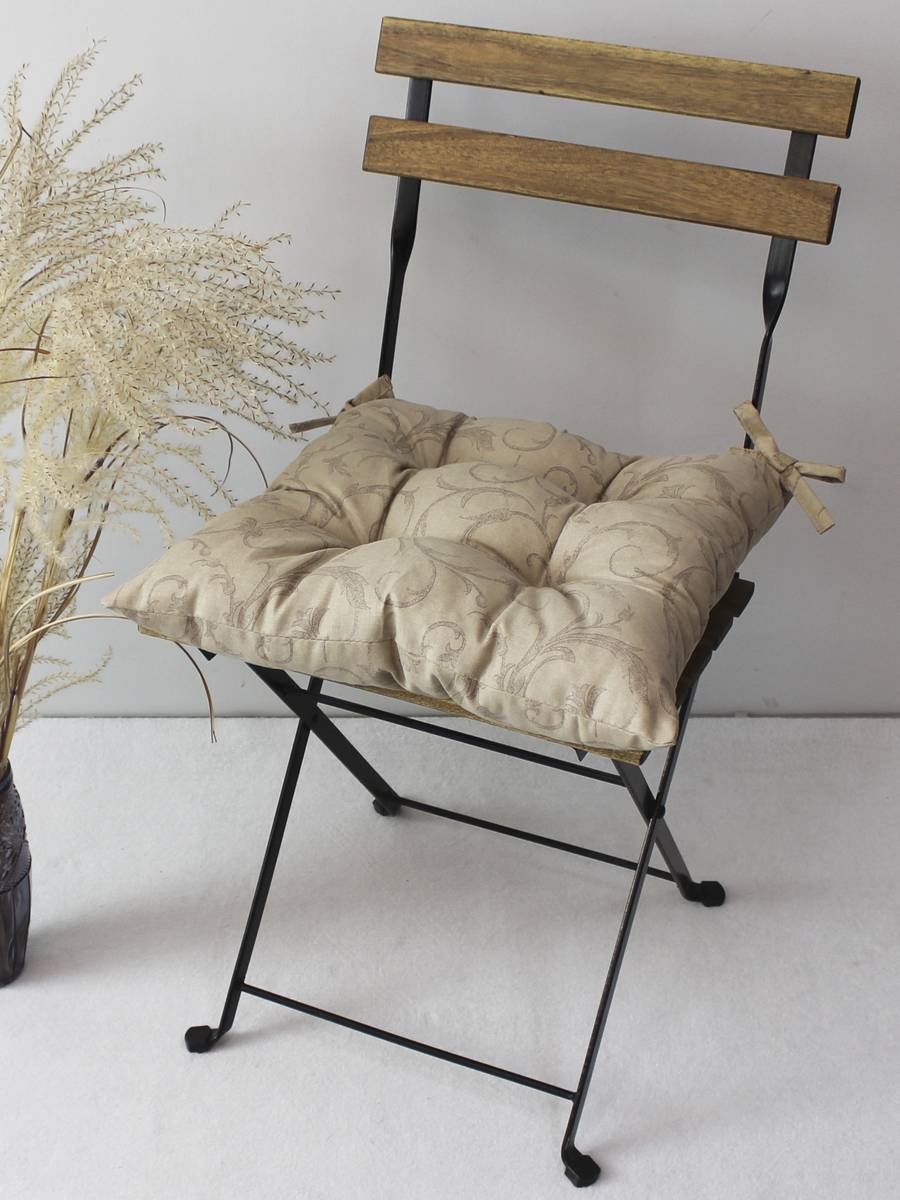 Подушка для сидения HOMELY. УЗОРЫ НА ПЕСОЧНОМ 42x42. Каталог Матекс