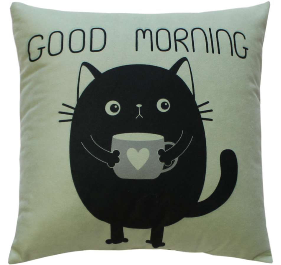 Подушка декоративная MEOW.  35x35. Каталог Матекс