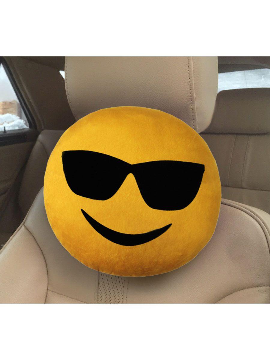 Дополнительный подголовник EMOJI. SMILE , КРУТОЙ 30x30. Каталог Матекс