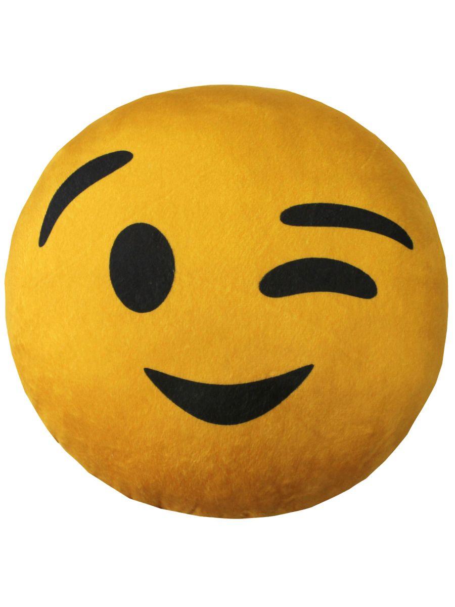 Дополнительный подголовник EMOJI. SMILE , ПОДМИГИВАНИЕ 30x30. Каталог Матекс