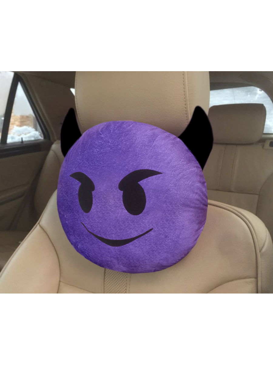 Дополнительный подголовник EMOJI. SMILE , ЧЕРТЕНОК 30x30. Каталог Матекс
