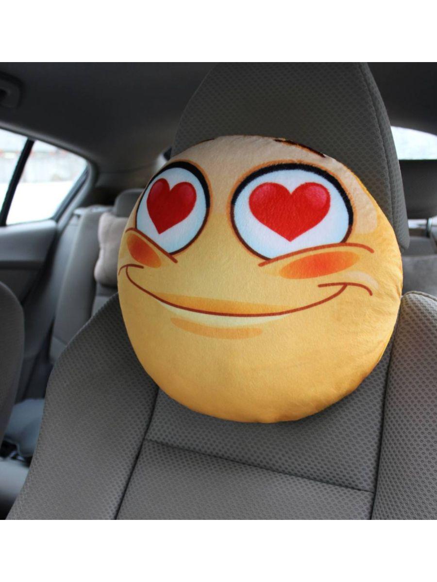 Дополнительный подголовник EMOJI. ВЛЮБЛЕННЫЙ 30x30. Каталог Матекс