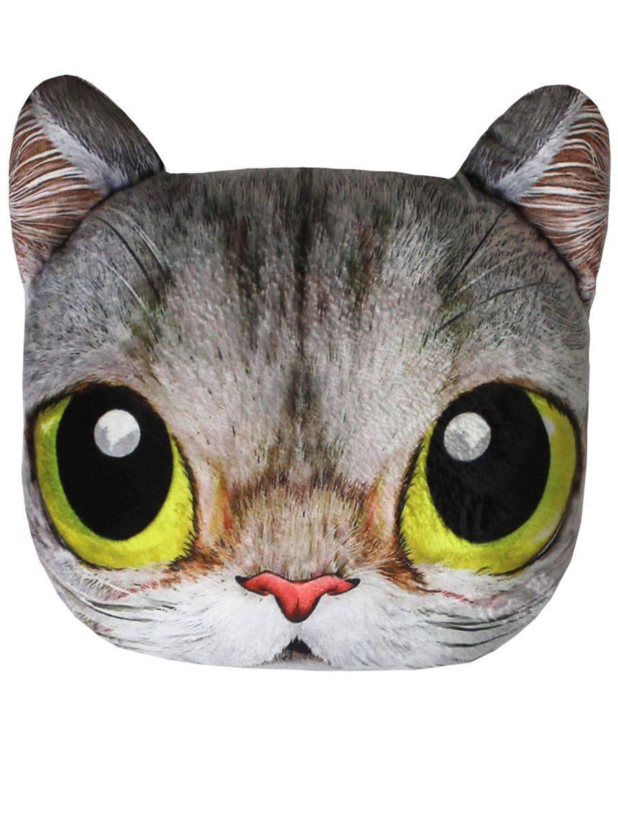 Дополнительный подголовник ANIMALS. КОТ ЖЕЛТЫЕ ГЛАЗА 30x25. Каталог Матекс