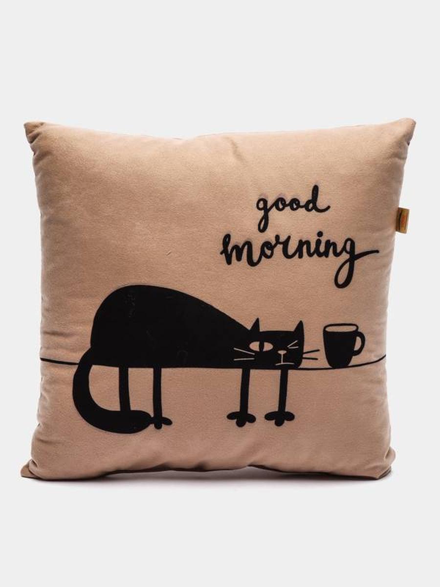 Подушка декоративная MEOW 35x35 Для дома и офиса
