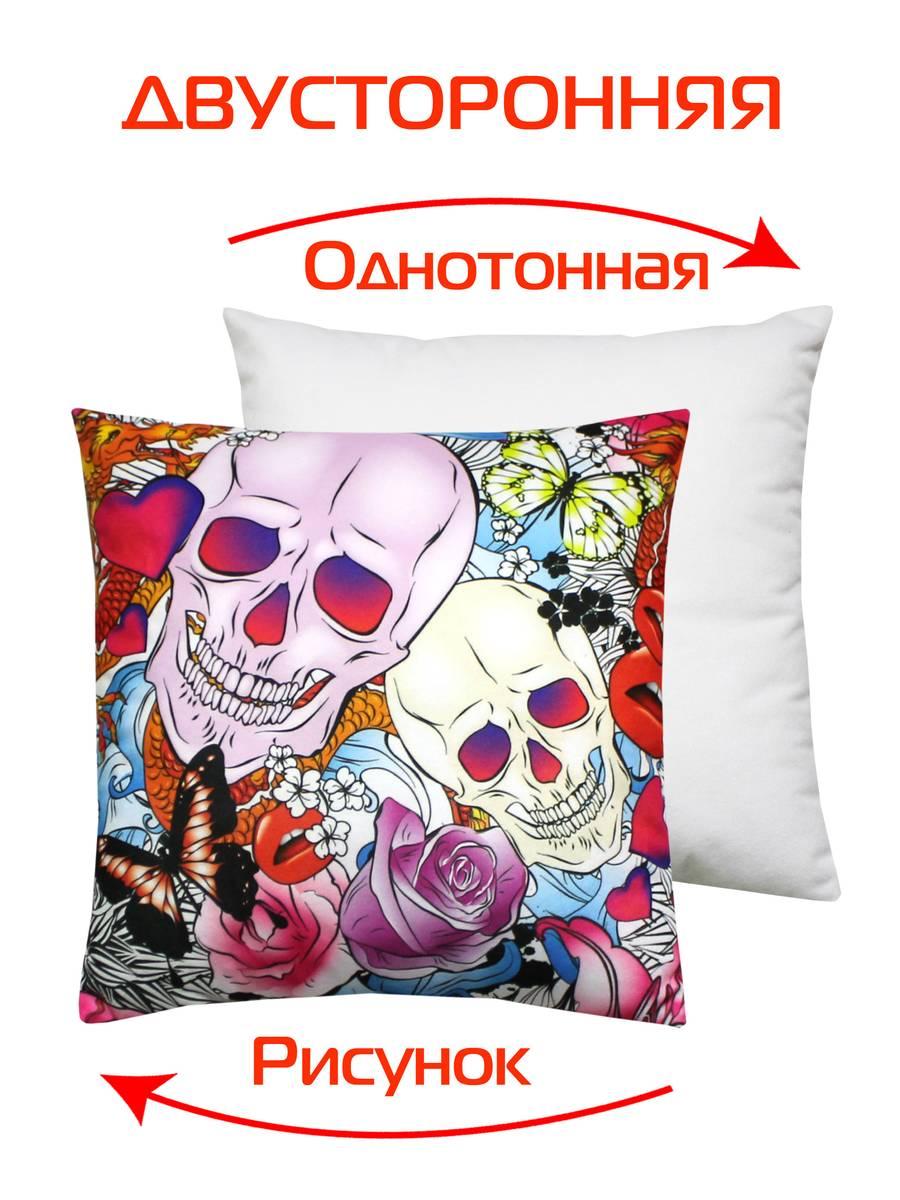 Подушка декоративная FANTASY. ЧЕРЕПА 33x33. Каталог Матекс Подушка декоративная FANTASY. ЧЕРЕПА 33x33. Каталог Матекс
