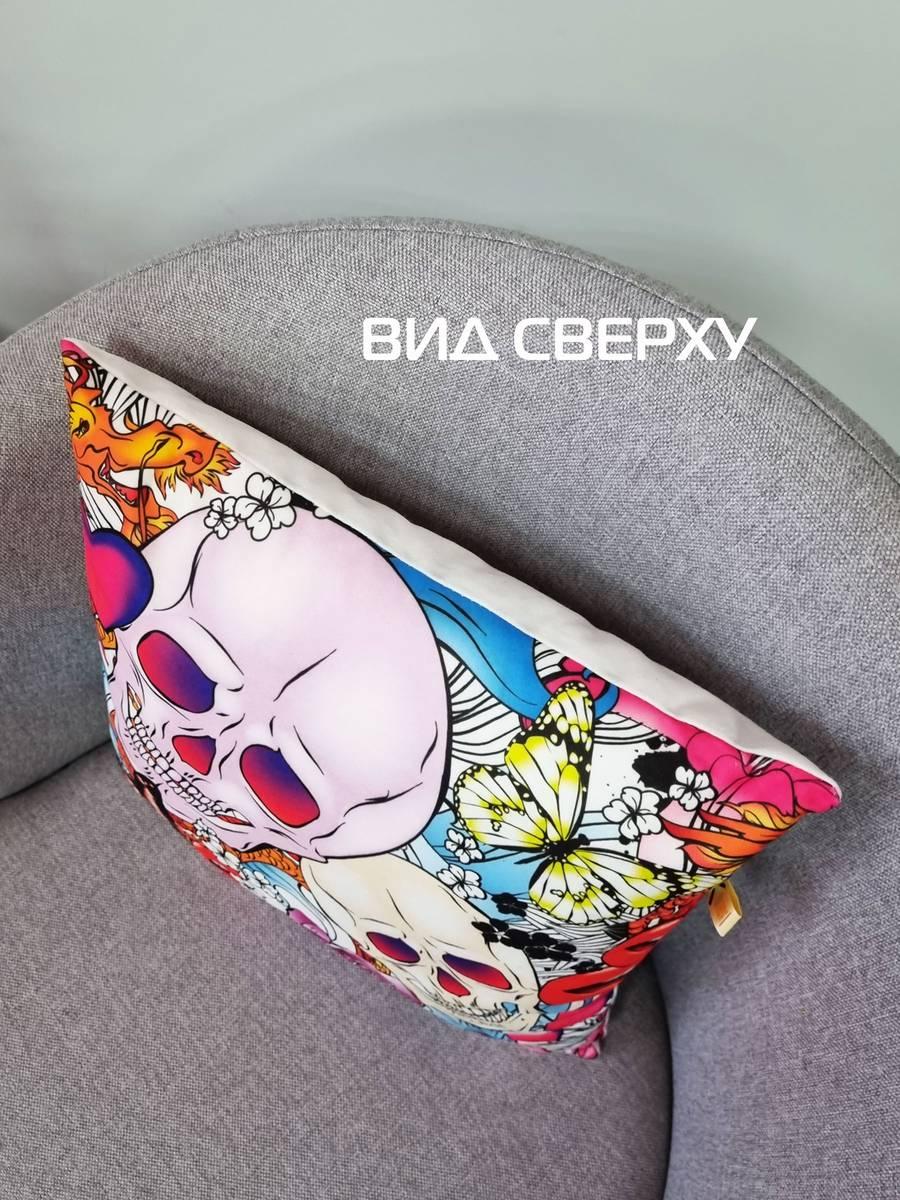 Подушка декоративная FANTASY. ЧЕРЕПА 33x33. Каталог Матекс Подушка декоративная FANTASY. ЧЕРЕПА 33x33. Каталог Матекс