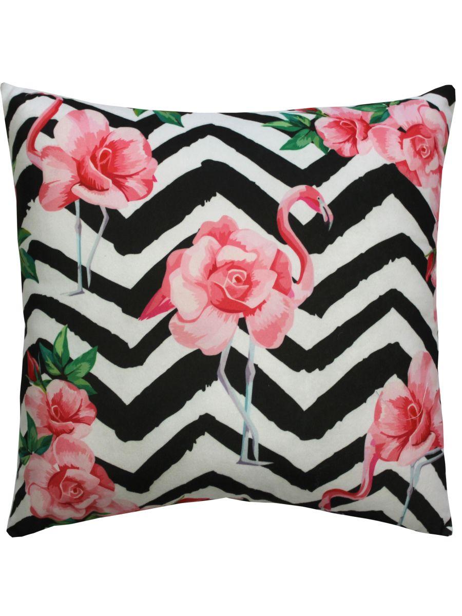 Подушка декоративная FANTASY. ФЛАМИНГО И РОЗЫ 33x33. Каталог Матекс Подушка декоративная FANTASY. ФЛАМИНГО И РОЗЫ 33x33. Каталог Матекс