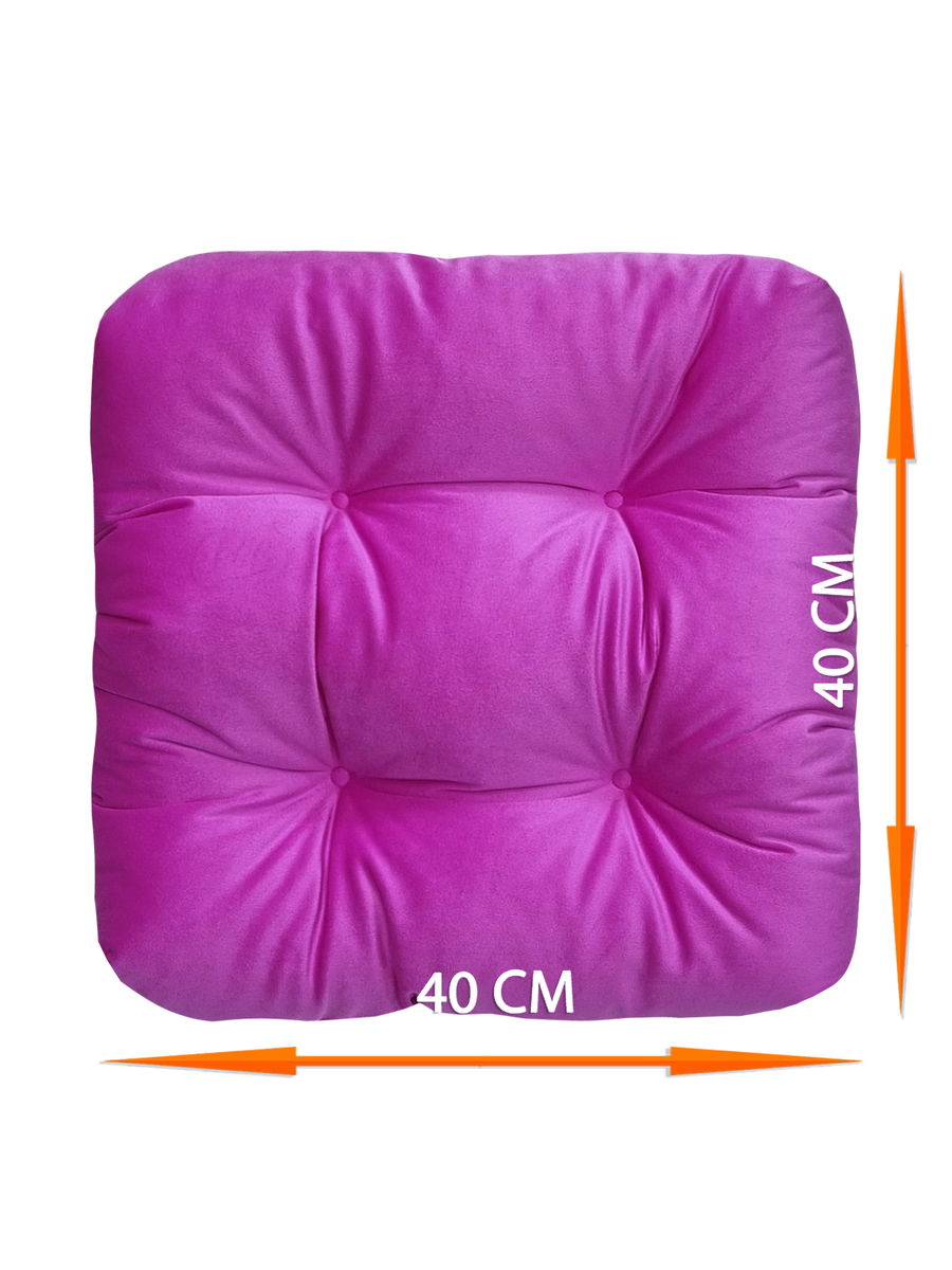 Подушка для сидения VELOURS.  40x40. Каталог Матекс