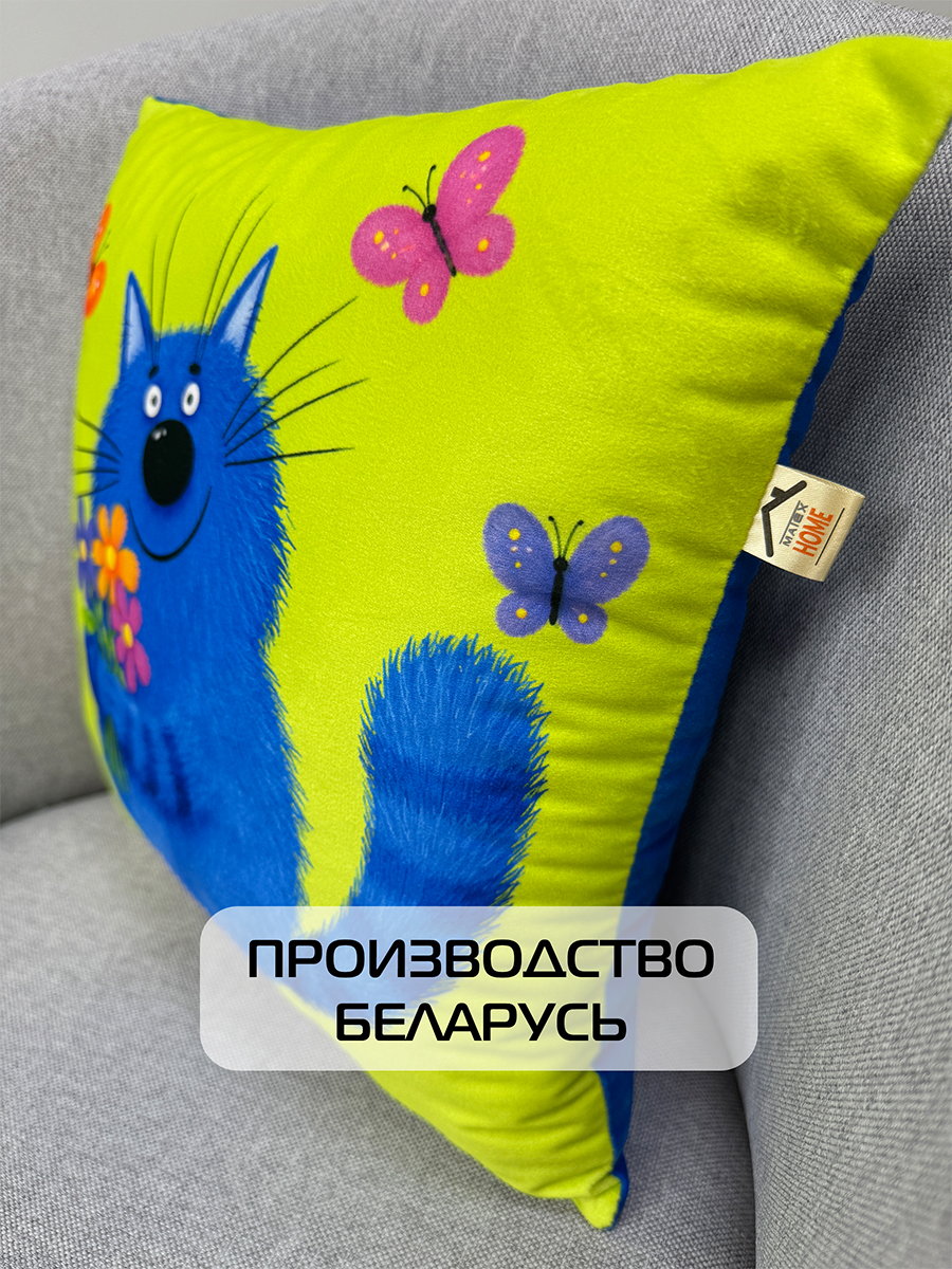 Подушка декоративная KOTOKLISM. МИЛЫЙ БУКЕТ 33x33. Каталог Матекс Подушка декоративная KOTOKLISM. МИЛЫЙ БУКЕТ 33x33. Каталог Матекс