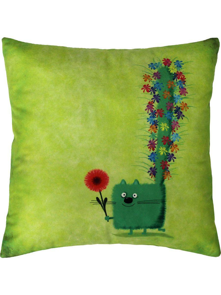 Подушка декоративная KOTOKLISM. XВОСТ В ЦВЕТАX 33x33. Каталог Матекс Подушка декоративная KOTOKLISM. XВОСТ В ЦВЕТАX 33x33. Каталог Матекс