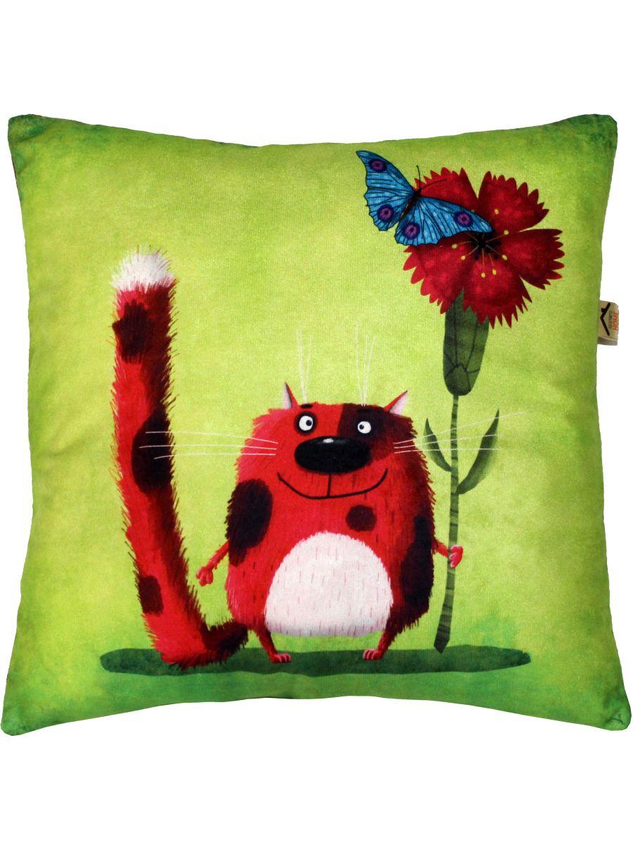 Подушка декоративная KOTOKLISM. БАБОЧКАНА ЦВЕТКЕ 33x33. Каталог Матекс Подушка декоративная KOTOKLISM. БАБОЧКАНА ЦВЕТКЕ 33x33. Каталог Матекс