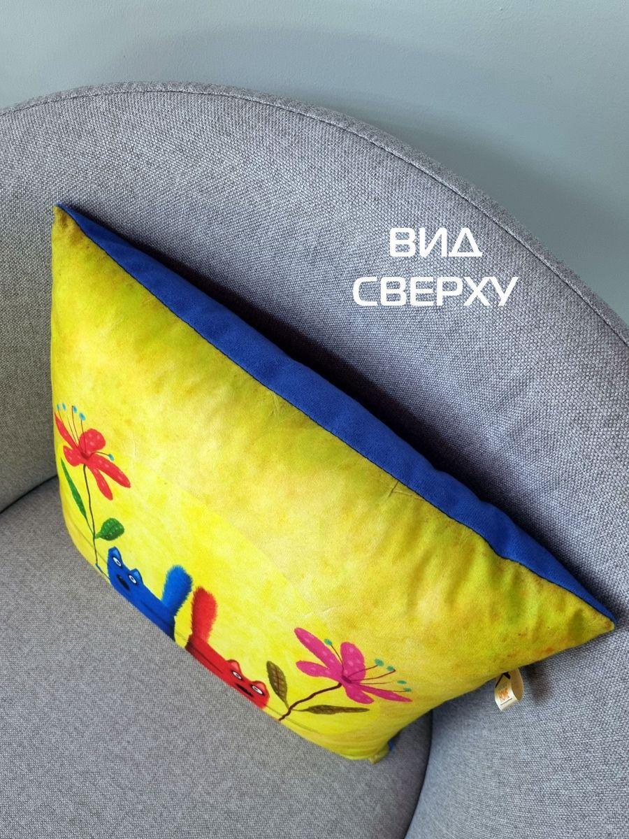 Подушка декоративная KOTOKLISM. ДВА КОТА 33x33. Каталог Матекс Подушка декоративная KOTOKLISM. ДВА КОТА 33x33. Каталог Матекс