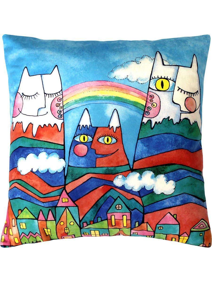 Подушка декоративная KOTOKLISM. СЕМЬЯ КОТОВ 33x33. Каталог Матекс Подушка декоративная KOTOKLISM. СЕМЬЯ КОТОВ 33x33. Каталог Матекс