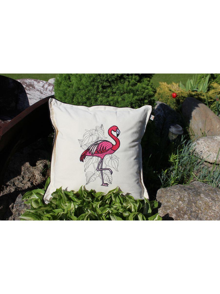 Подушка декоративная BIRDS. ФЛАМИНГО 48x48. Каталог Матекс