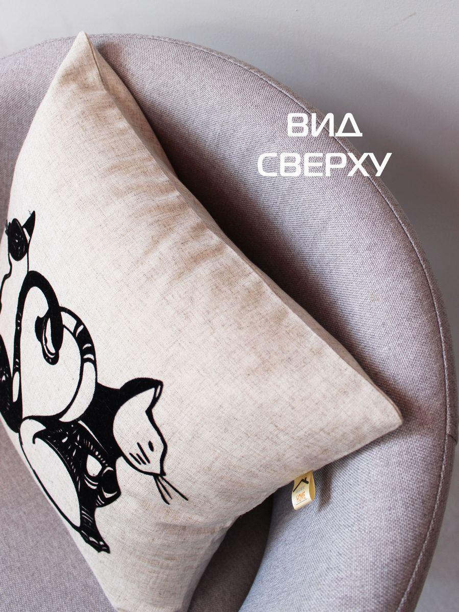 Подушка декоративная ORIGINAL. КОТЫ 40x40. Каталог Матекс