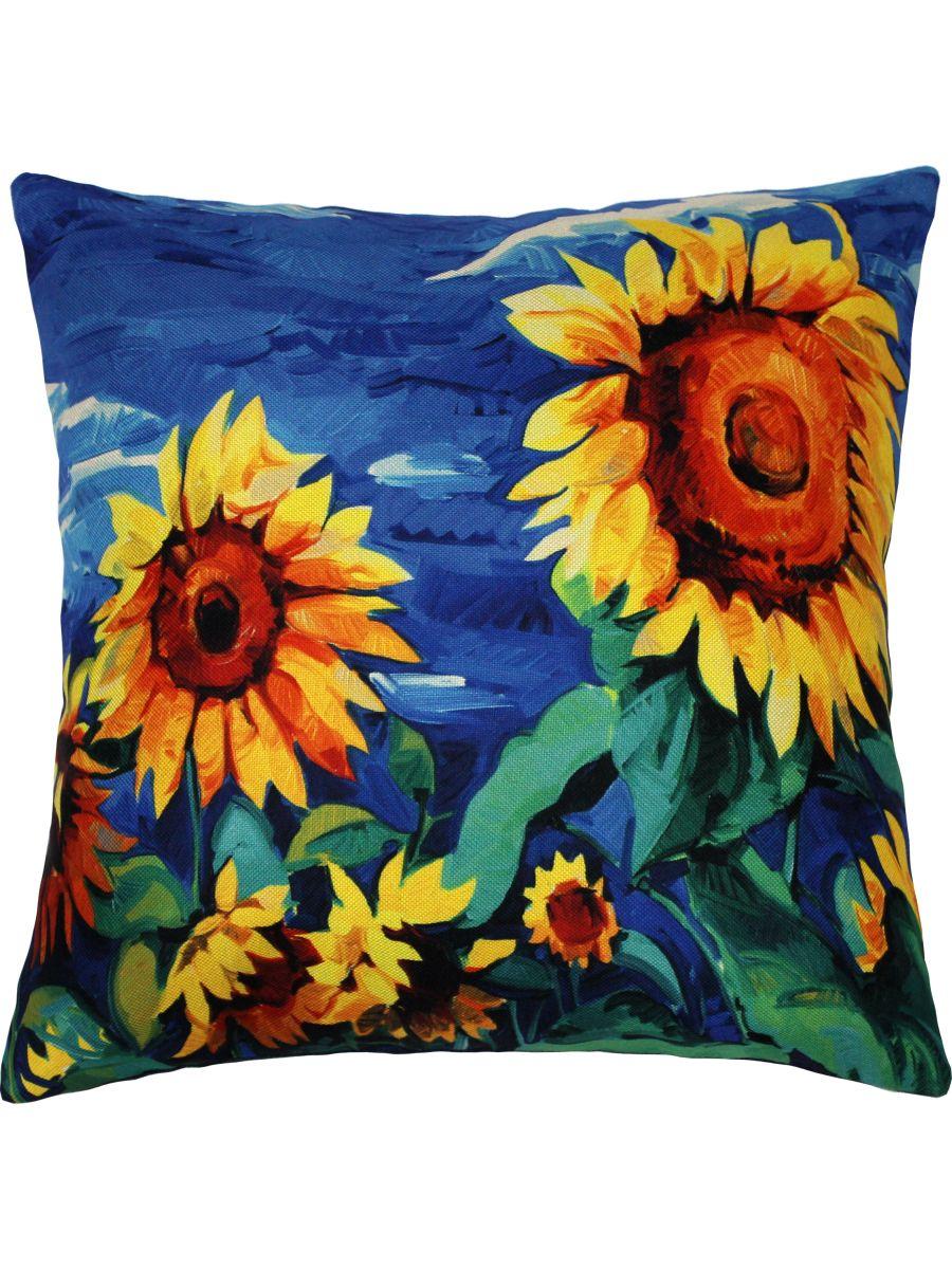 Подушка декоративная TRAVEL. ПОДСОЛНУXИ 38x38. Каталог Матекс Подушка декоративная TRAVEL. ПОДСОЛНУXИ 38x38. Каталог Матекс