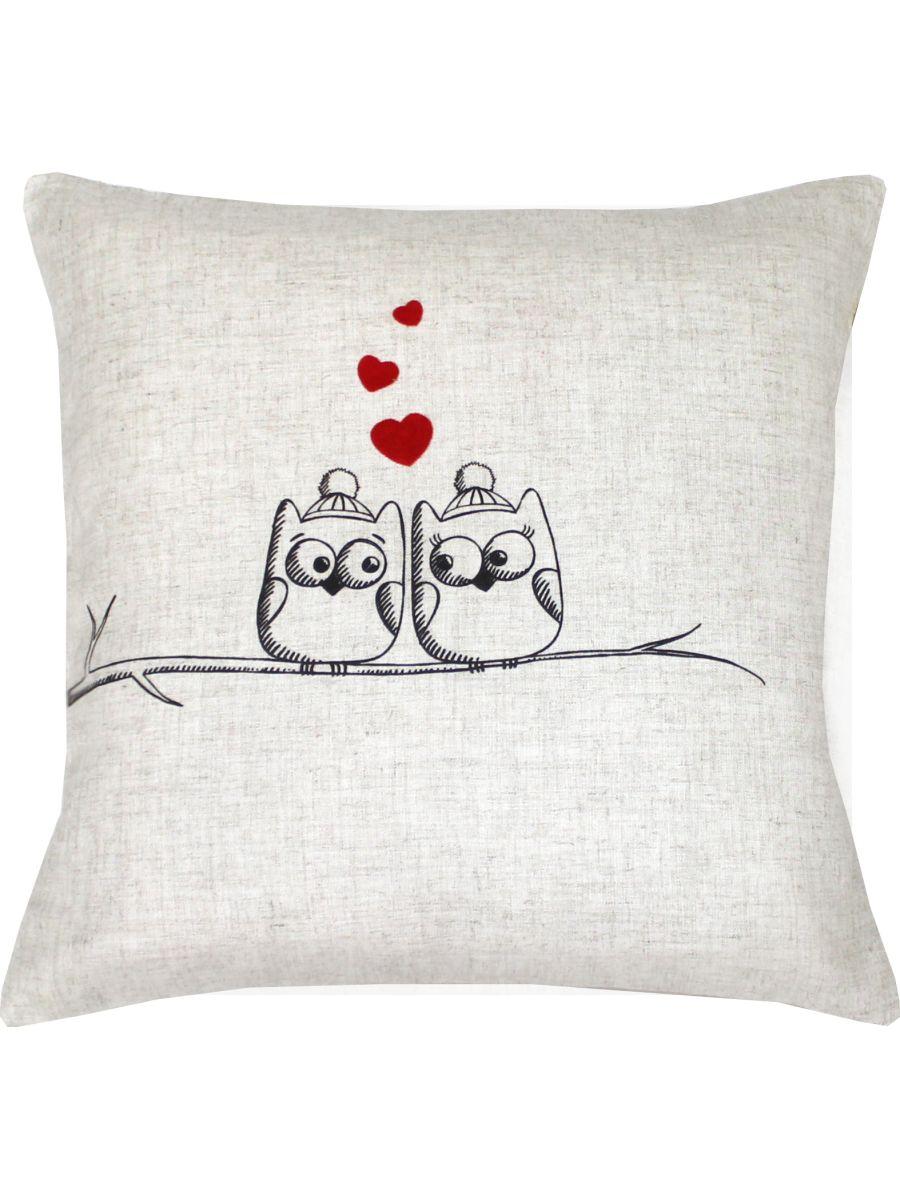Подушка декоративная LOVE STORY 40x40 Для дома и офиса