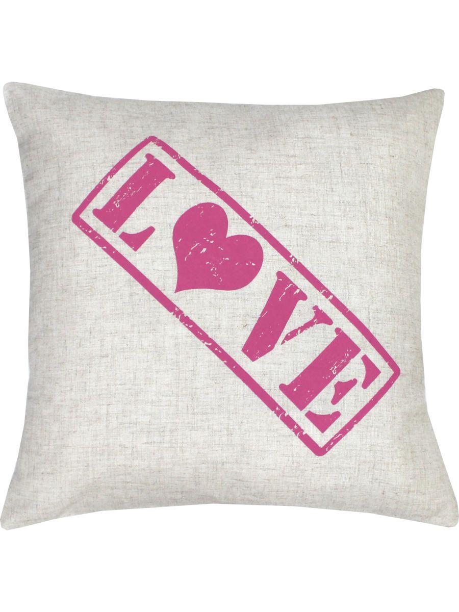 Подушка декоративная LOVE STORY 40x40 Для дома и офиса