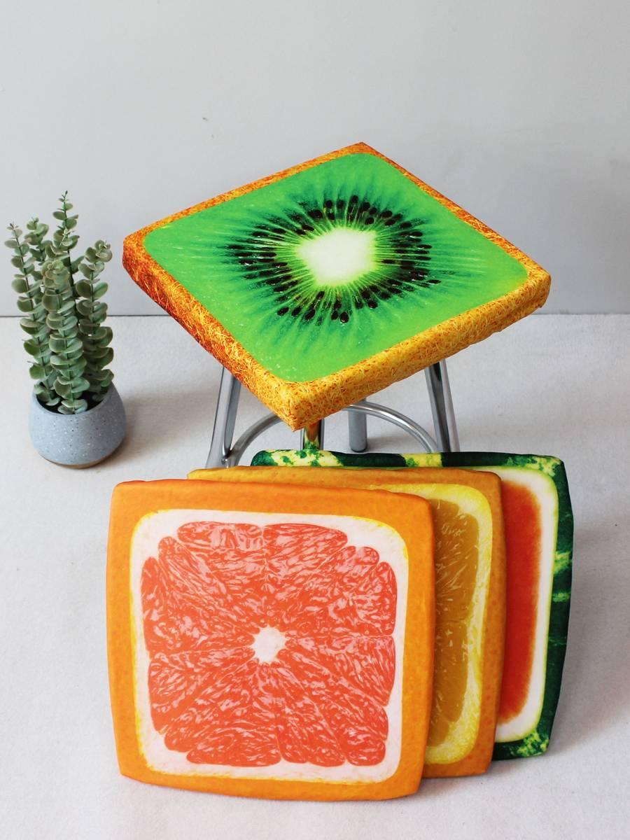 Подушка для сидения FRUTIS CUADRO. ГРЕЙПФРУТ 33x33. Каталог Матекс