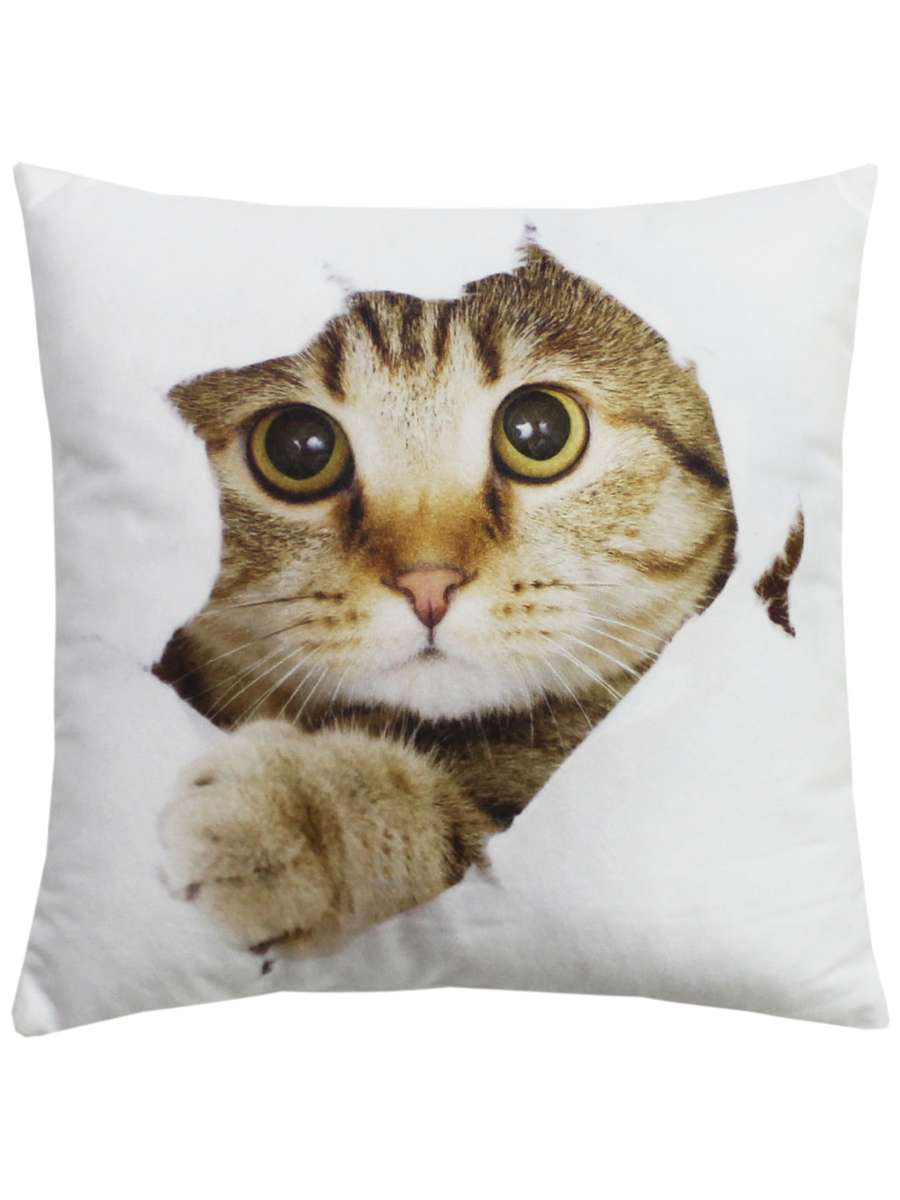 Подушка декоративная FANTASY. КОТ СКВОЗЬ БУМАГУ 33x33. Каталог Матекс Подушка декоративная FANTASY. КОТ СКВОЗЬ БУМАГУ 33x33. Каталог Матекс