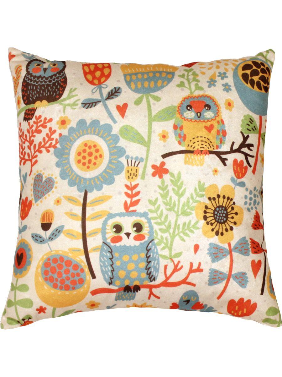 Подушка декоративная FANTASY. СОВЫ В ЦВЕТАX 33x33. Каталог Матекс Подушка декоративная FANTASY. СОВЫ В ЦВЕТАX 33x33. Каталог Матекс