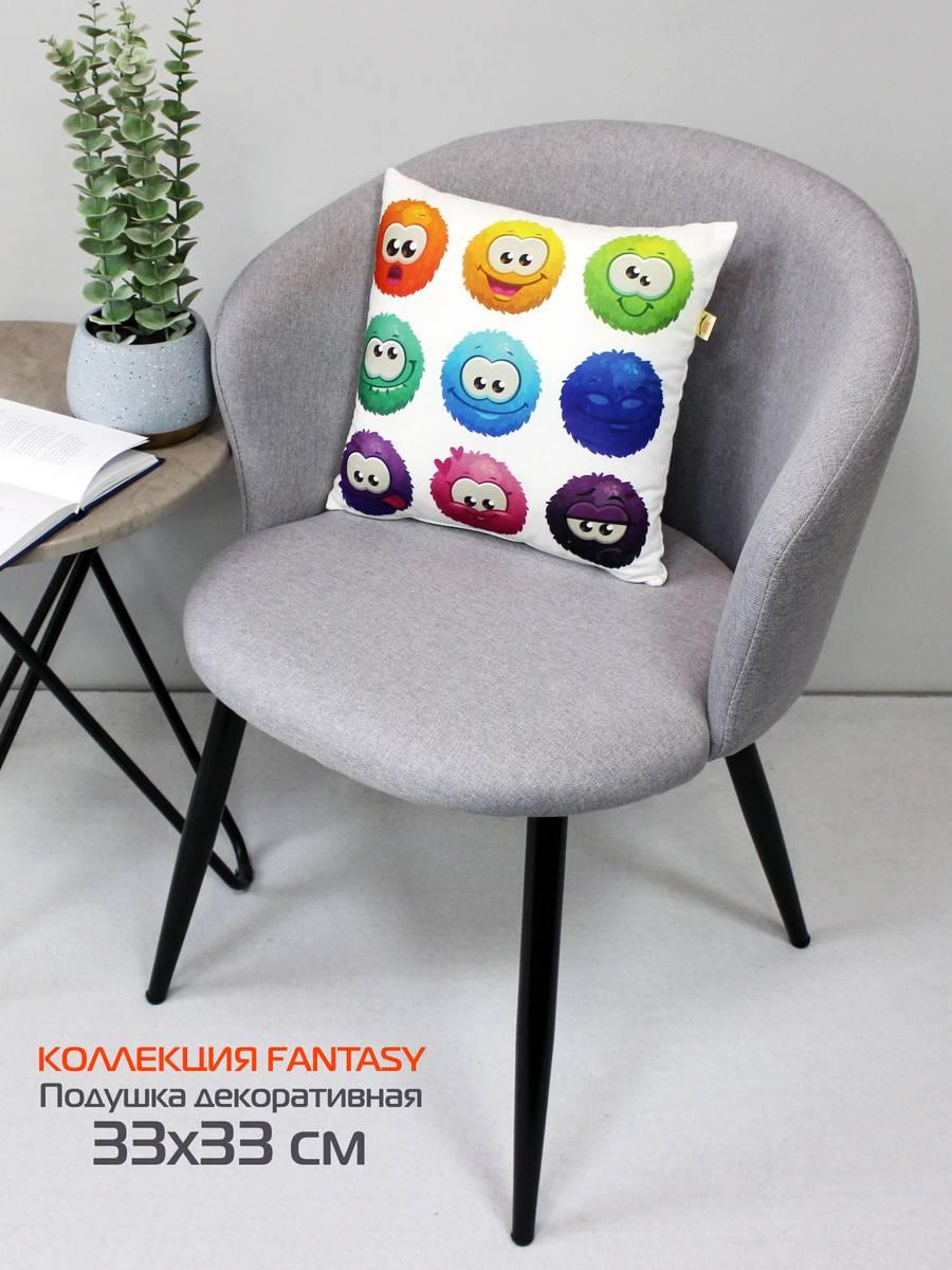 Подушка декоративная FANTASY. ПУПЫРКИ 33x33. Каталог Матекс