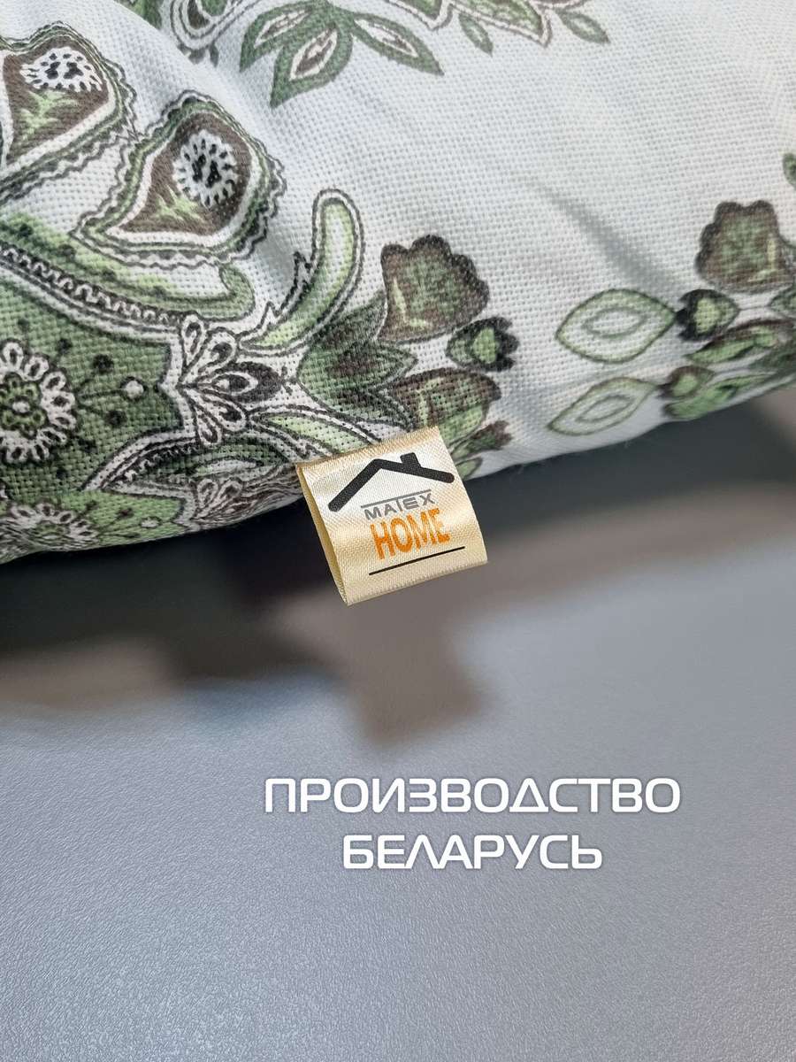 Подушка для сиденья HOMELY. ЗЕЛЕНЫЕ ОБОИ 42x42. Каталог Матекс