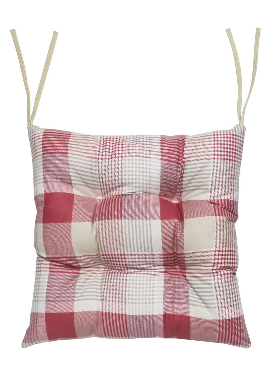 Подушка для сидения HOMELY. МАЛИНОВЫЕ ПОЛОСЫ 42x42. Каталог Матекс