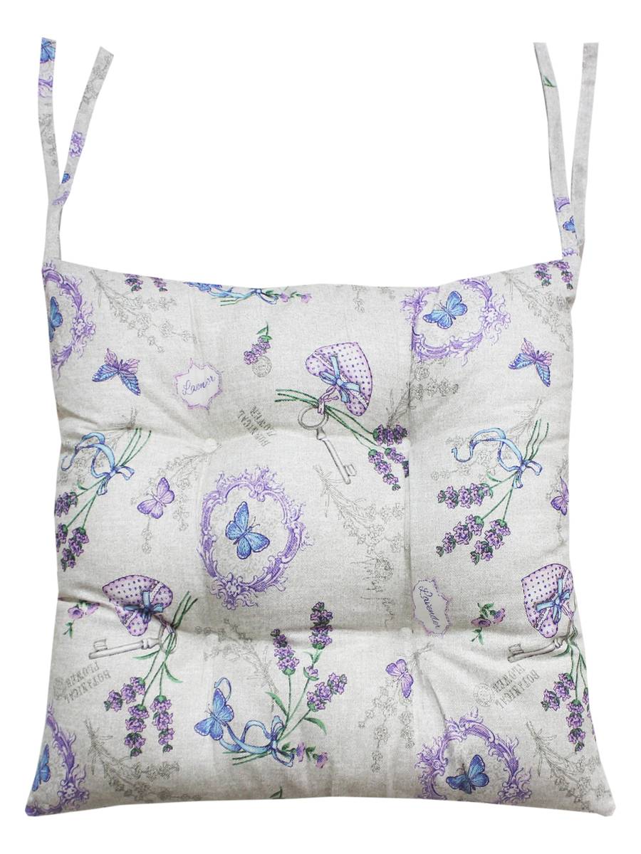 Подушка для сидения HOMELY. БАБОЧКИ 42x42. Каталог Матекс