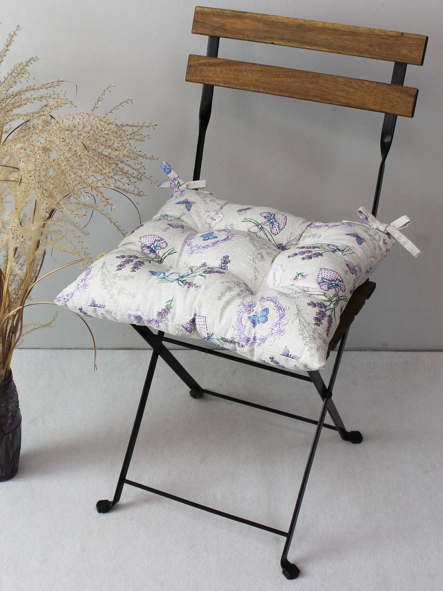 Подушка для сидения HOMELY. БАБОЧКИ 42x42. Каталог Матекс