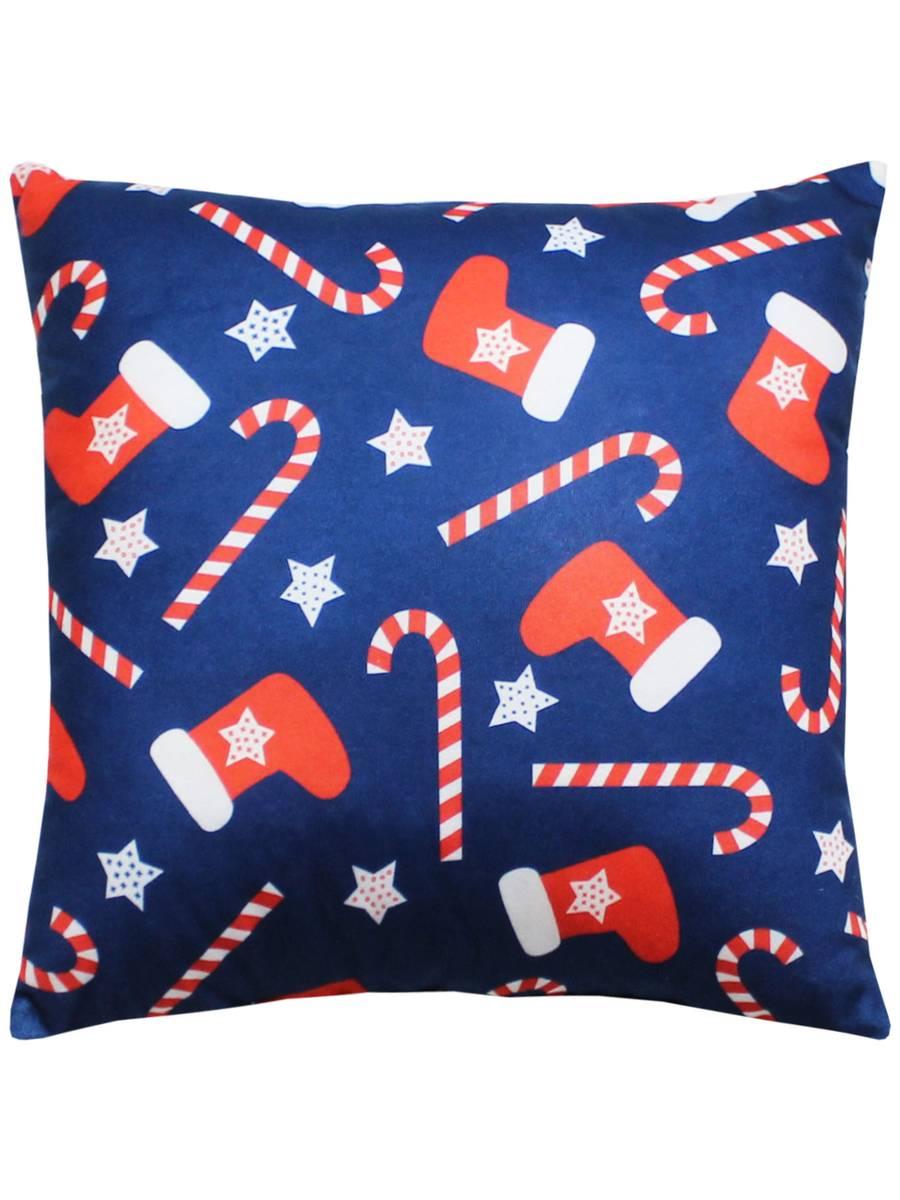 Подушка декоративная HAPPY NEW YEAR. CHRISTMAS. КОНФЕТЫ И НОСКИ. 33x33. Каталог Матекс Подушка декоративная HAPPY NEW YEAR. CHRISTMAS. КОНФЕТЫ И НОСКИ. 33x33. Каталог Матекс