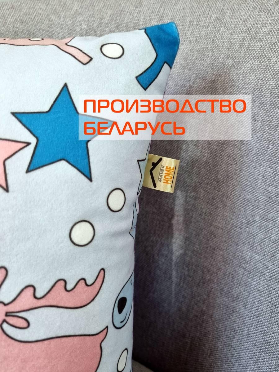 Подушка декоративная HAPPY NEW YEAR. CHRISTMAS. ОЛЕНИ И ЗВЕЗДЫ. 33x33. Каталог Матекс