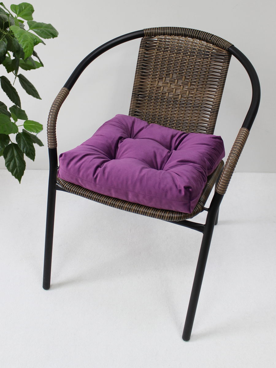 Подушка для сидения VELOURS.  40x40. Каталог Матекс