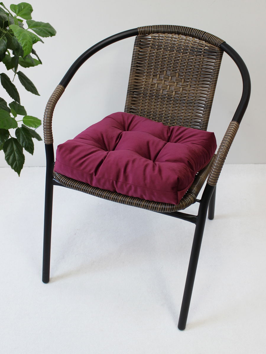 Подушка для сидения VELOURS.  40x40. Каталог Матекс