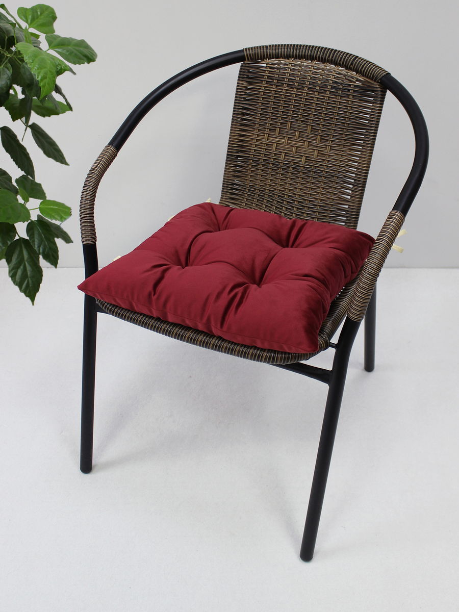 Подушка для сидения VELOURS.  42x42. Каталог Матекс